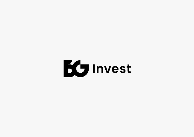 projekt logo BG Invest wykonany przez CREATIVE HANDS