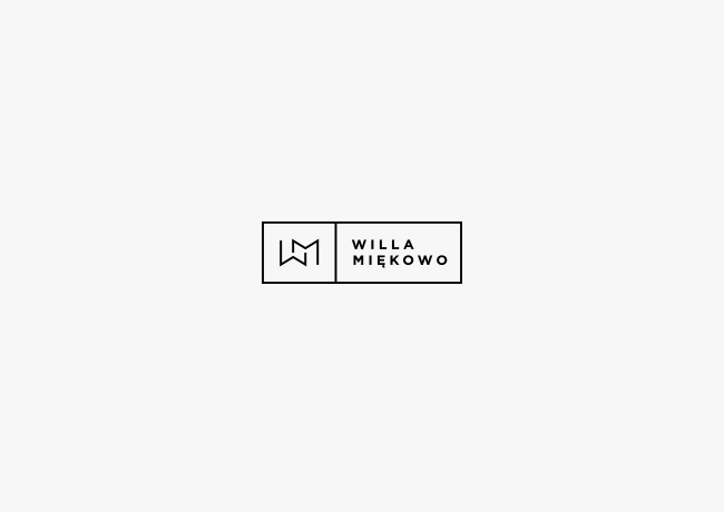 projekt logo willa miękowo wykonany przez CREATIVE HANDS